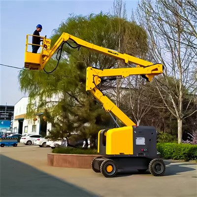 Artikulasyon Boom Lift ak pouvwa Diesel