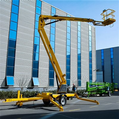 Nouvo konsepsyon 35 pye Remorquable Boom Lift