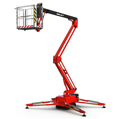 Sou entènèt jwèt Towable Spider Lift